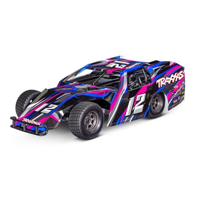 TRAXXAS Slash Modified BL-2S pink 1/10 Dirt Oval Racer RTR