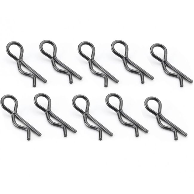 Body pins 35 mm, 10 pieces, black