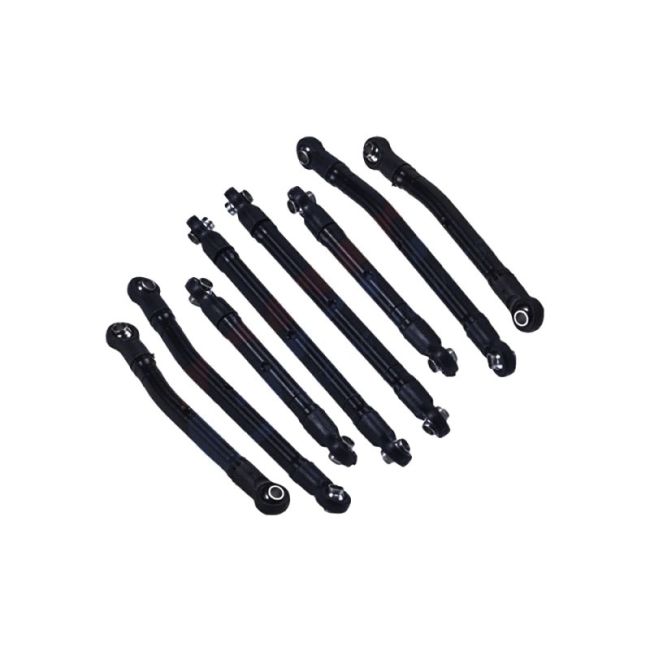 Einstellbarer Long Arm Lift Link-Set 6061-T6 Alu schwarz