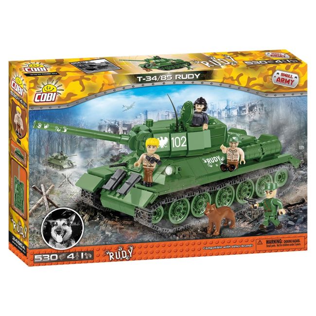 Cobi Historical Collection Rudy 102 T-34 530-Delig 2486