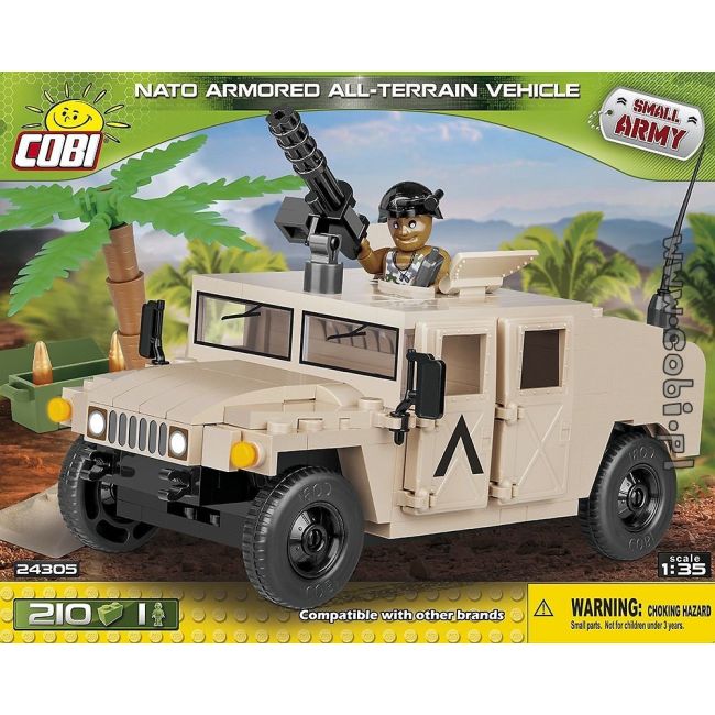 Cobi 210 Pcs Small Army /24305/ Us & Nato Vehicles Desert