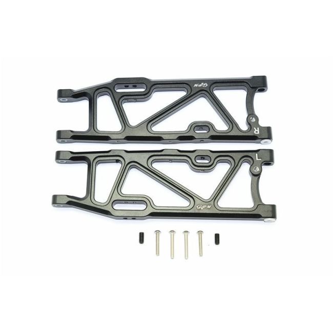 ALUMINUM REAR LOWER ARMS -1PR black