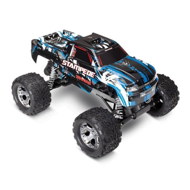 TRAXXAS Stampede blau RTR zonder Accu/Lader