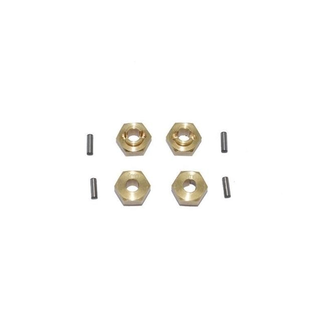 BRASS  HEX ADAPTERS 3MM THICK-8PC SET