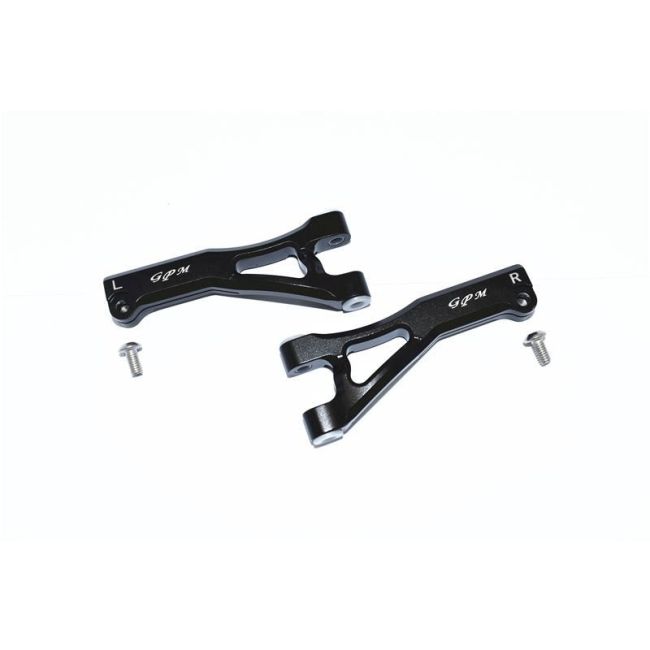 ALUMINUM FRONT UPPER ARMS -4PC SET black