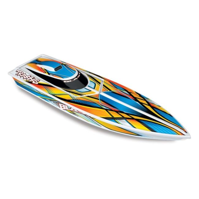 koop TRAXXAS BLAST wit/oranje 23 inch raceboot by Traxxas for only € 209,95 in Boten at Bliek Modelbouw, Bliek Modelbouw. Beschikbaar