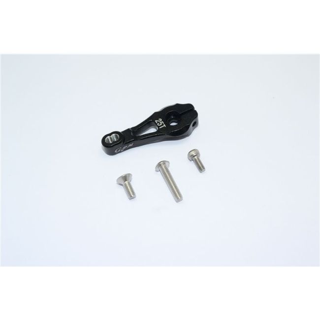 ALUMINUM SERVO HORN -4PC SET black