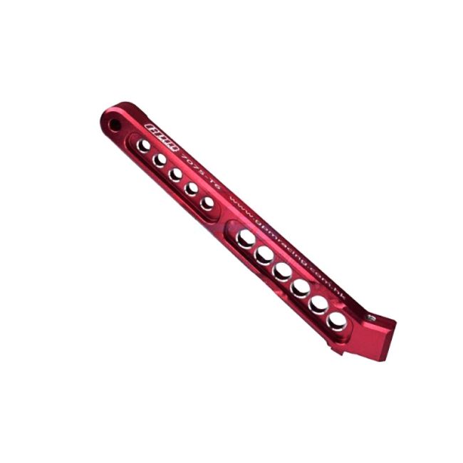 Aluminium 7075-T6 Chassisstrebe hinten rot