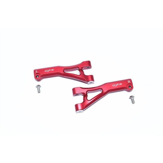 ALUMINUM FRONT UPPER ARMS -4PC SET red