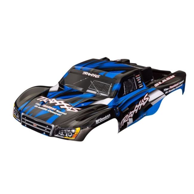 Body Slash 2WD blauw met sticker