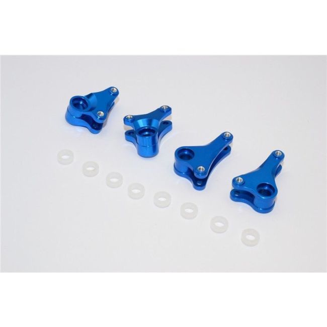 ALLOY FRONT+REAR ROCKER ARM - 4PCS SET blue