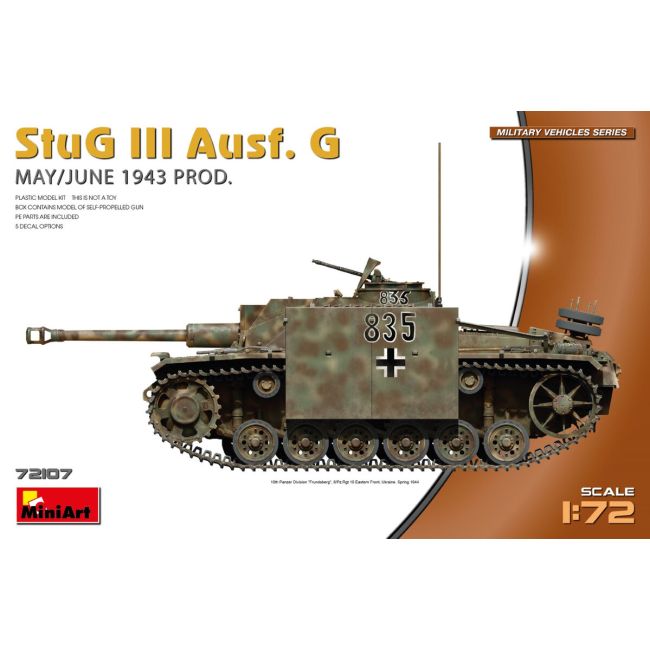 1/72 STURMGESCHÜTZ III AUSF. G MAY/JUNE 1943