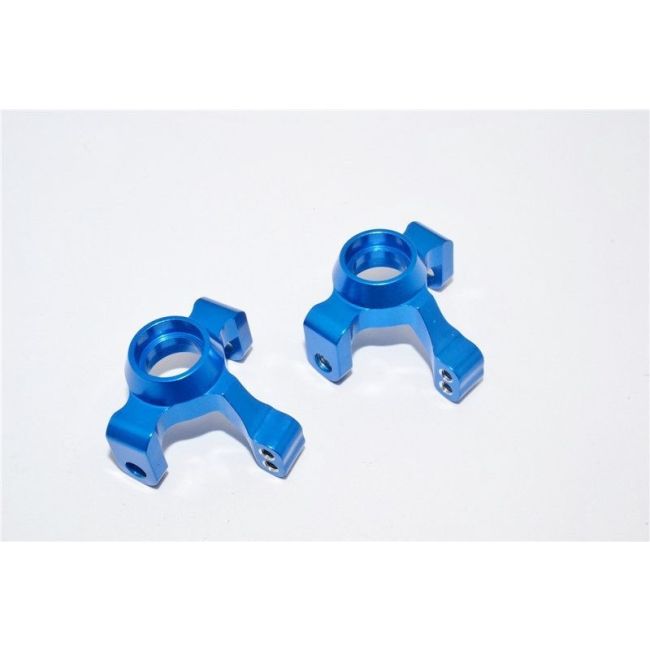 ALUMINIUM FRONT KNUCKLE ARM - 1PR SET blue