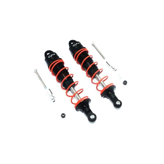 ALUMINUM REAR ADJUSTABLE DAMPERS 110MM-10PC SET black