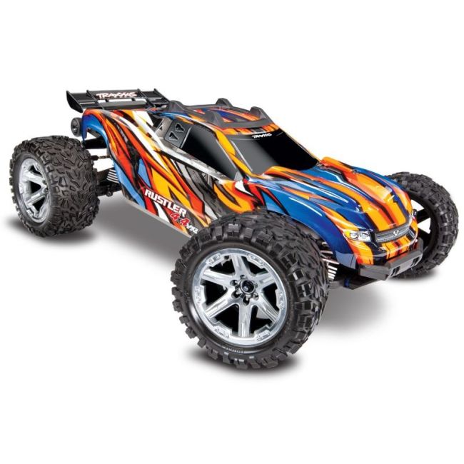 SLVR TRAXXAS Rustler 4x4 VXL oranje 1/10 Stadiontruck RTR