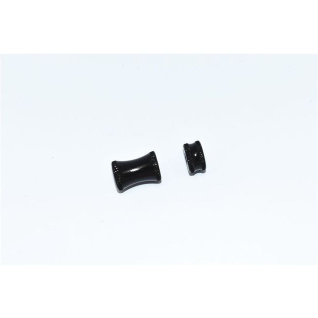 ALUMINUM COLLAR FOR REAR CHASSIS BRACE -2PC SET black