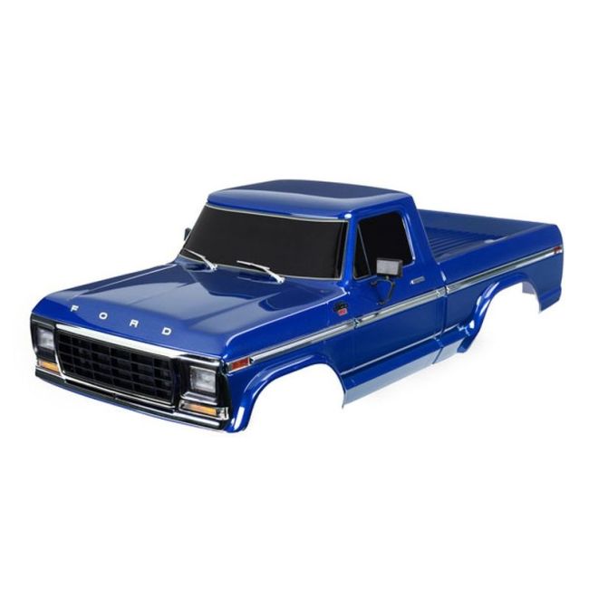 Body 1979 Ford F-150 blue with attachments