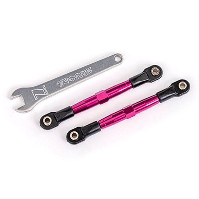 koop Toespoorstang 7075-T6 aluminium roze 75mm voor l/r by Traxxas for only € 36,95 in TRX 2000 tot 2699, Ophanging, Ophanging / koppelingen, Turnbuckles & Threaded Rods at Bliek Modelbouw, Bliek Modelbouw. Beschikbaar