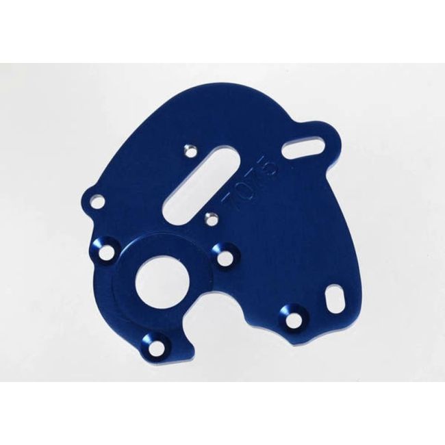 koop Motorplaat aluminium blauw voor 550 motor by Traxxas for only € 8,95 in TRX 7000 tot 7999 at Bliek Modelbouw, Bliek Modelbouw. Beschikbaar