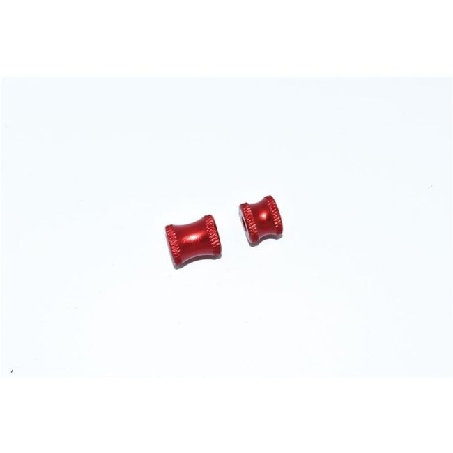 ALUMINUM COLLAR FOR REAR CHASSIS BRACE -2PC SET red