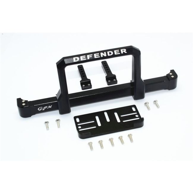 ALU ft BUMPER W.WINCH PLATE (ON-ROAD STREET FIGHTER) -13PCS