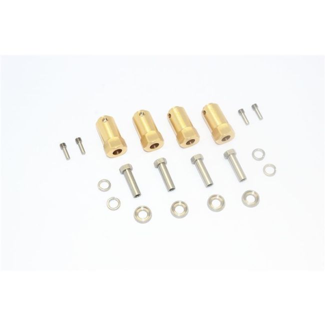 BRASS WHEEL HEX ADAPTERS 23MM -20PC SET