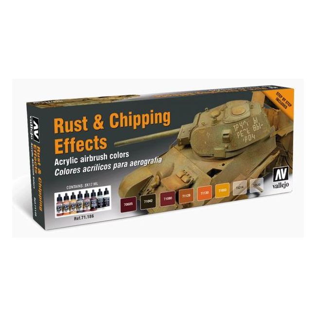 Model Air Set Rust & Chipping Effects Set (8)