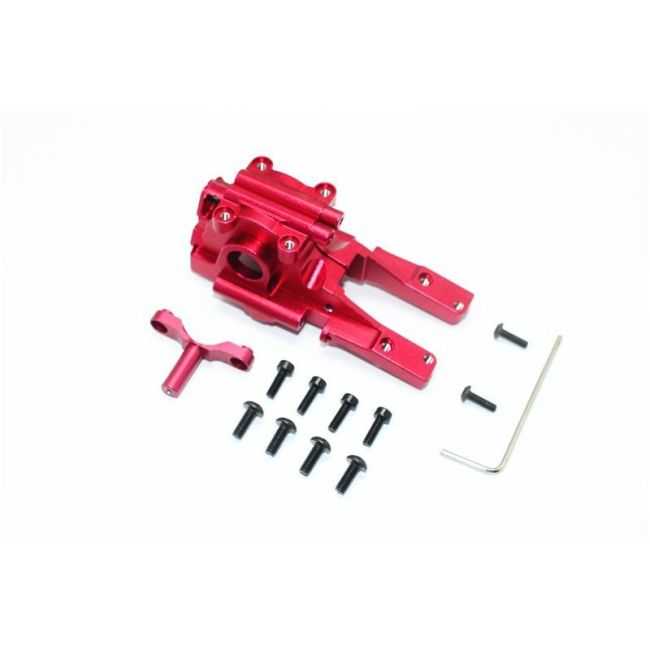 ALLOY FRONT GEAR BOX - 3PCS SET red