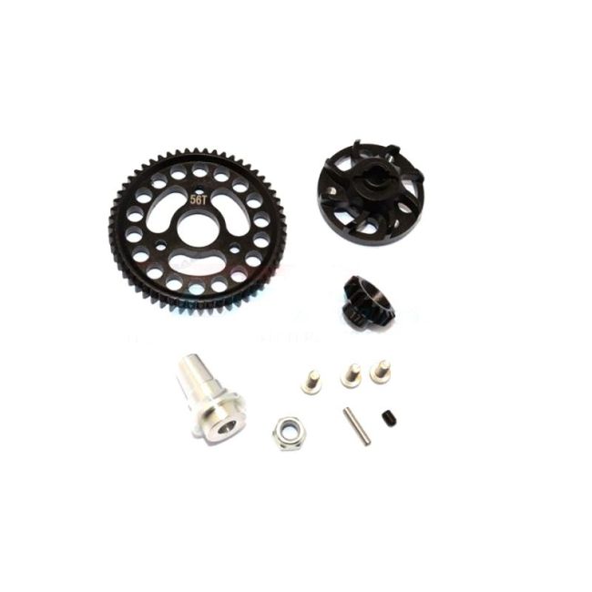 ALU GEAR ADP w STEEL 32DP 54T GEAR&17T Pinion  SLASH 4X4 LCG