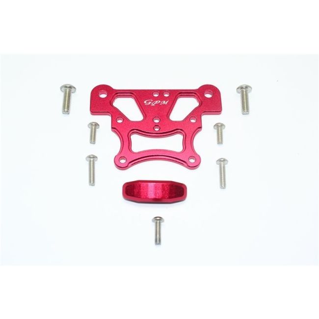 ALUMINUM FRONT TOP PLATE-9PC SET red