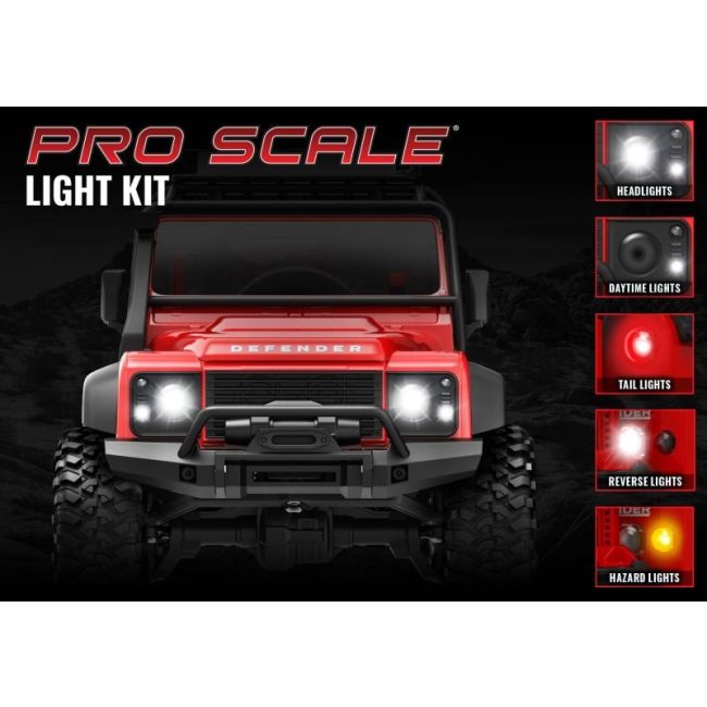 koop Pro Scale LED-lichtset compleet by Traxxas for only € 29,95 in TRX 9000 tot 9999, Zenders, batterijen en opladers, Motoren en Elektronica, Led Verlichting at Bliek Modelbouw, Bliek Modelbouw. Beschikbaar