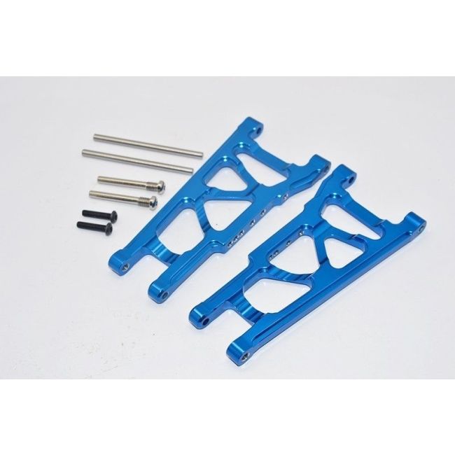 ALLOY FRONT/REAR LOWER ARM - 1PR SET blue