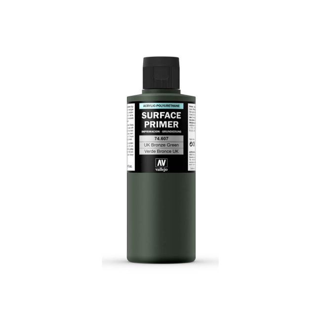 Vallejo Surface Primer UK Bronze Green (200ml)