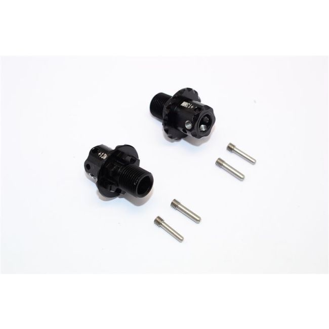 ALUMINUM 13MM HEX ADAPTERS-6PC SET black