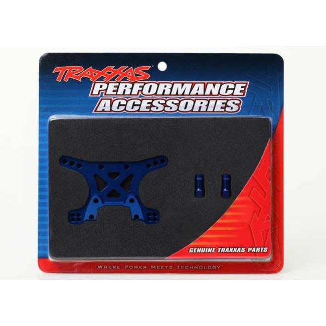 koop Shocktower 7075-T6 aluminium blauw front by Traxxas for only € 32,95 in TRX 6000 tot 6499 at Bliek Modelbouw, Bliek Modelbouw. Beschikbaar