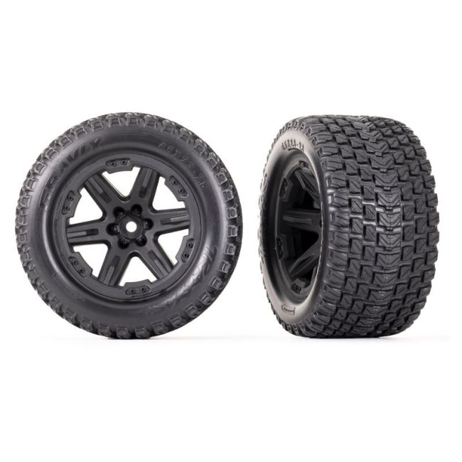 Gravix banden op RXT 2.8 velg zwart 12mm (2)