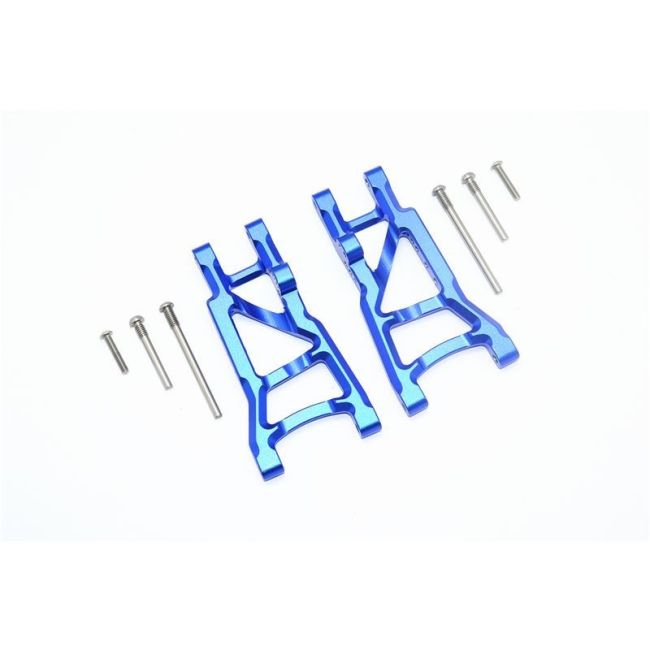 ALUMINUM REAR LOWER SUSPENSION ARMS -8PC SET blue