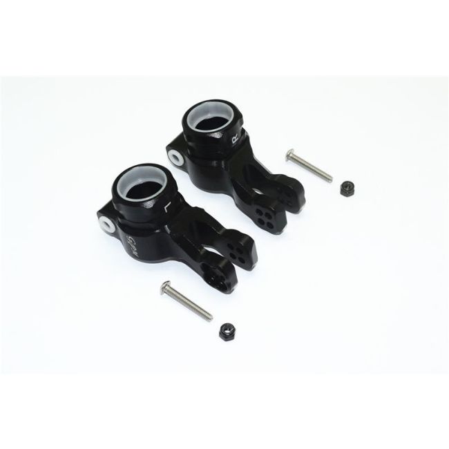 ALUMINUM REAR KNUCKLE ARM - 6PCS SET black