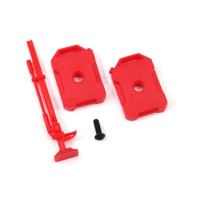 koop Benzinejerrycan en krik rood voor TRX9712 carrosserie by Traxxas for only € 4,95 in TRX 9000 tot 9999, Zenders, batterijen en opladers, Motoren en Elektronica, Led Verlichting, Body & Accessories at Bliek Modelbouw, Bliek Modelbouw. Beschikbaar