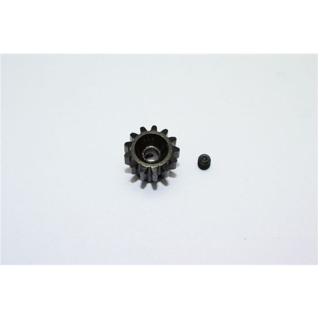 STEEL 13T PINION GEAR -2PC SET black