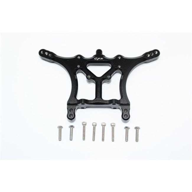 ALUMINUM ADJUSTABLE REAR DAMPER MOUNT-9PC SET black