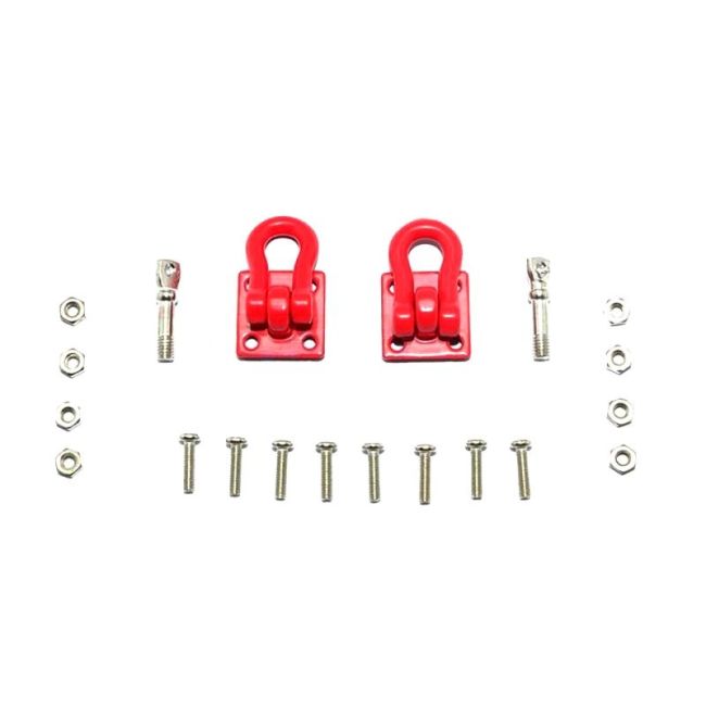 SCALE ACCESSORIES: ALUMINUM TOW RECOVERY POINT SET-22PC SET