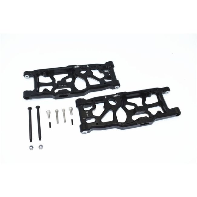 ALUMINUM REAR LOWER ARMS -12PC SET black