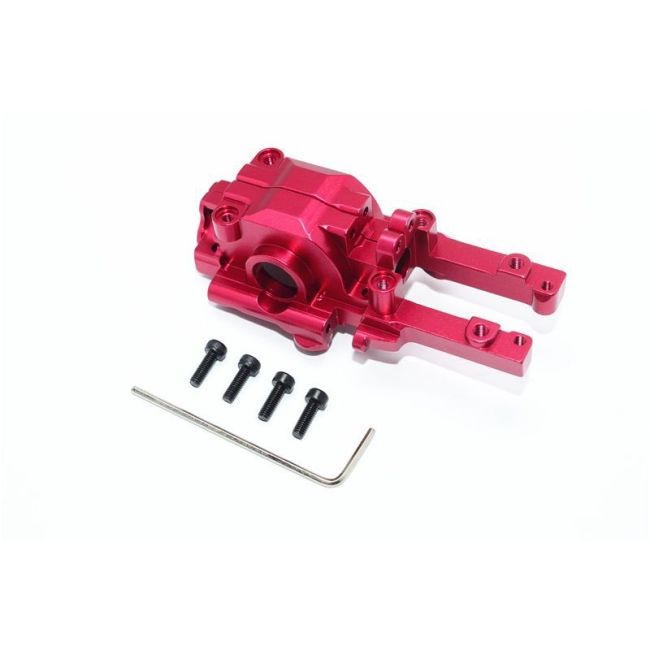 ALLOY REAR GEAR BOX - 2PCS SET red