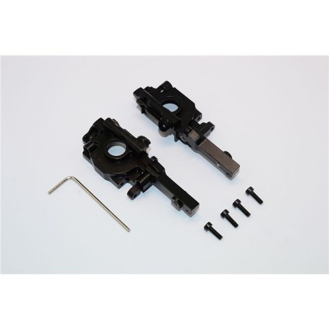 ALLOY REAR GEAR BOX - 2PCS SET black