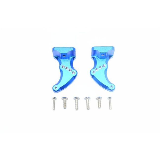 ALUMINUM REAR WING MOUNT -8PC SET blue