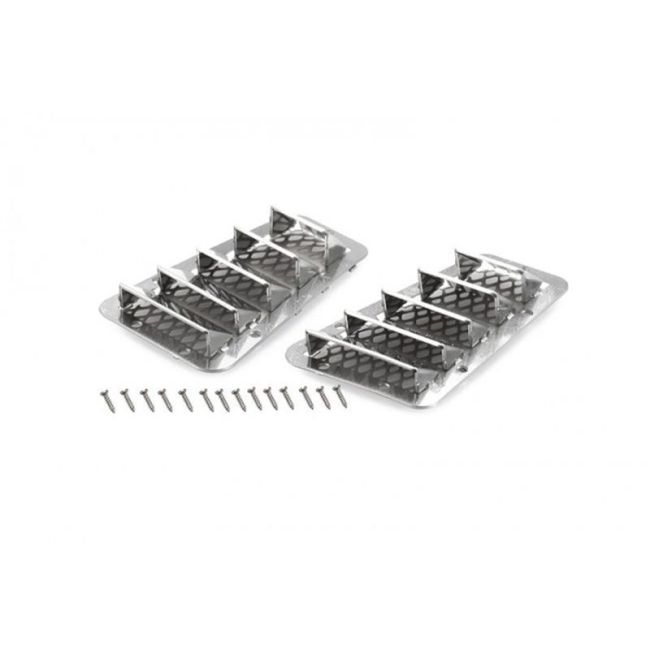 SCALE ACCESSORIES: METAL FENDER VENT (STYLE B) -16PC SET