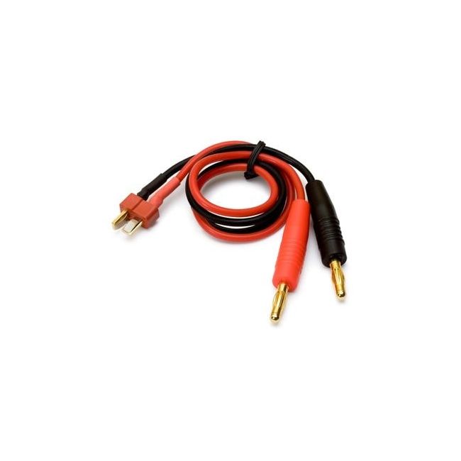 Charge Lead T-Plug with 4mm banana plugs