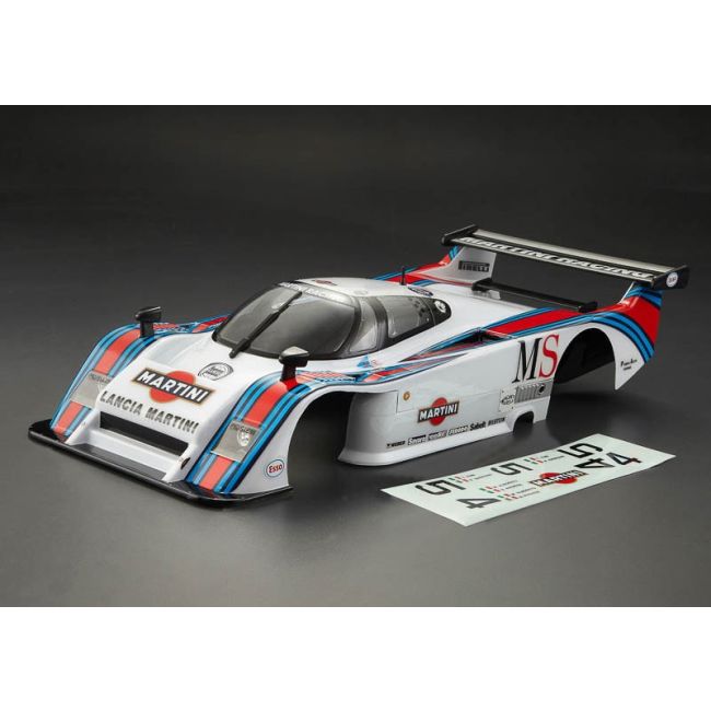 Lancia LC2 Rally Karosserie 1/12 Rally Dekor