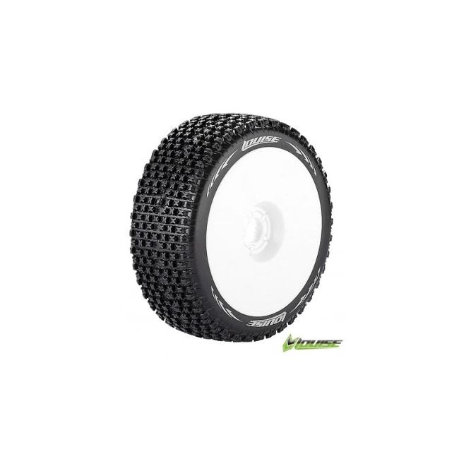 LOUISE, LT3126VW, Band met Velg B-PIRATE 1/8 Buggy Super Soft Wit (2)